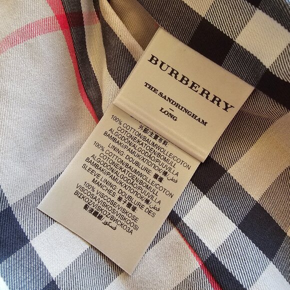 Burberry London Sandringham Trench Coat Long Length - Black - UK2/US0/ITA34/GER3 - Picture 7 of 16